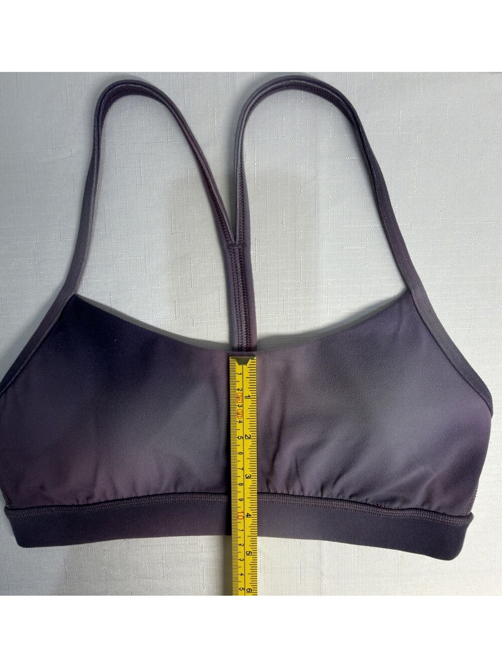 Lululemon W2CTKS Flow Y Bra Size 6/Color Aurora Haze Mini Purple